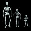 Luminous Hanging Skeleton Decoration Scary House Scary Pendant Props Halloween Party Yard Garden Decoration Glow Fake Skull