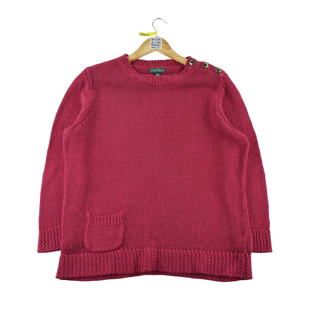 Seconde vie - Pull Femme Rouge - Bon état