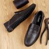 Итальянская мужская обувь повседневные мужские мокасины кожаные мокасины дышащие мягкие туфли-лодочки Zapatos Hombre легкие дышащие