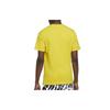 Nike T Shirts Men's Yellow Crew Neck Moderate Straight Fit CV2111-735