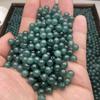 Синяя Вода Плавающий Цветок Нефритового Стиля Круглые Бусины для DIY Ручной Работы Украшений