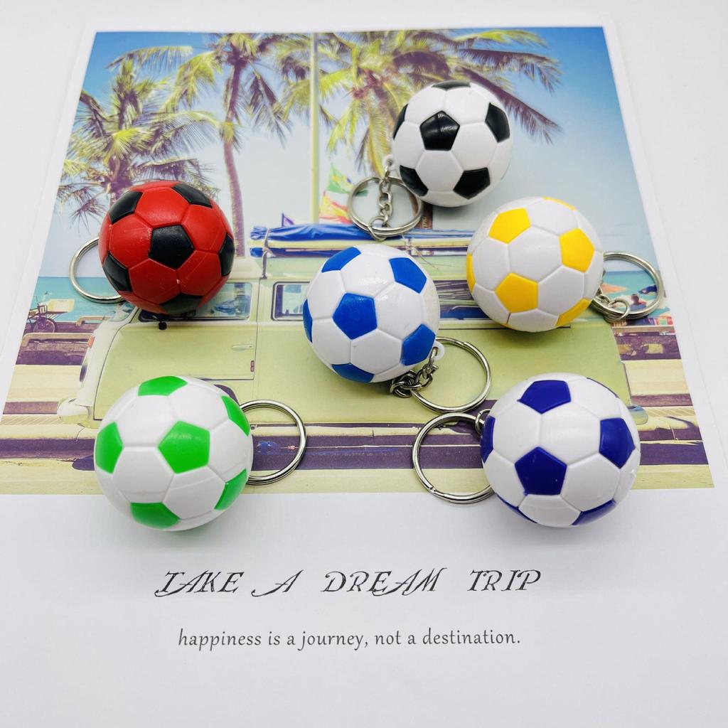 2026 World Cup USA, Canada, Mexico Mini Football Keychain Pendant - Sports Souvenir