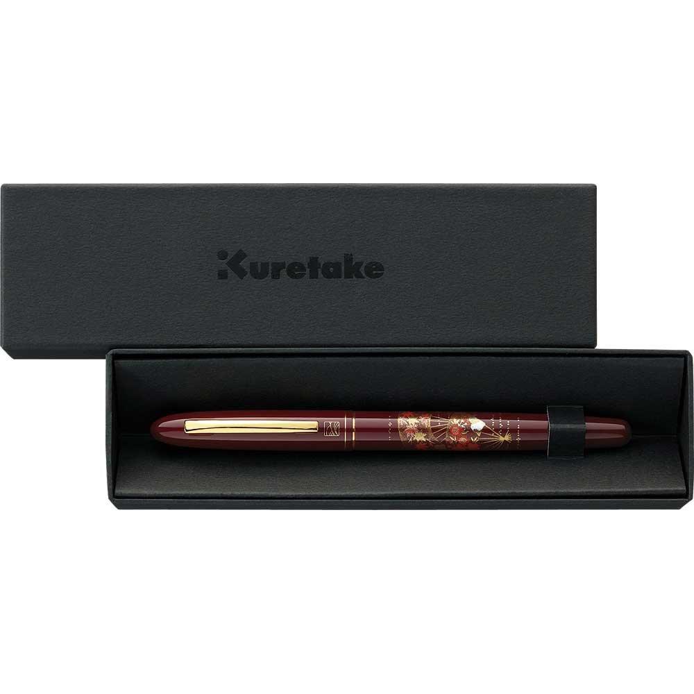 Kuretake Ручка-кисть Письменная ручка Макиэ Моногатари Плакучая сакура Черный корпус ER186-610