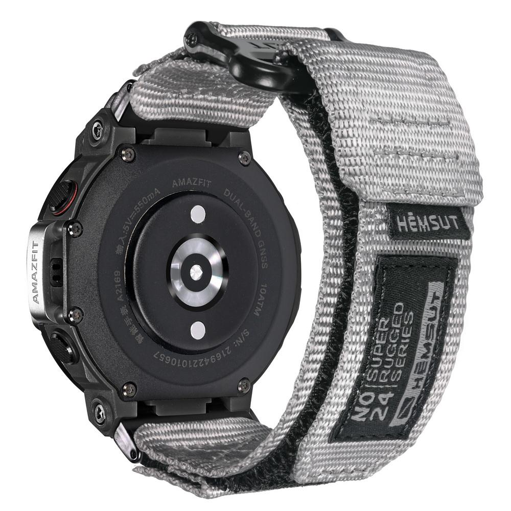 Ремешки Hemsut, совместимые с Amazfit T-rex2 3, нейлоновый ремешок для часов для мужчин, спортивный, в военном стиле