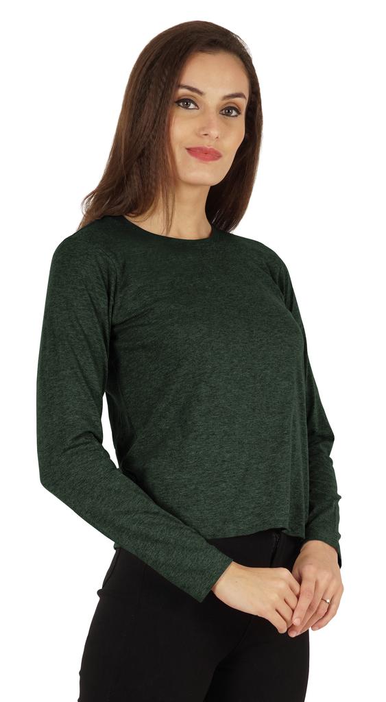 Inkmeso Perfect Long Sleeves T-shirt For Women Casual Regular Fit Basic Solid Everyday Tee