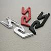 3D Metal RS Logo Car Rear Trunk Front Grille Emblem Badge Sticker Decal for Renault Megane Laguna Duster Captur Fluence Espace YY6