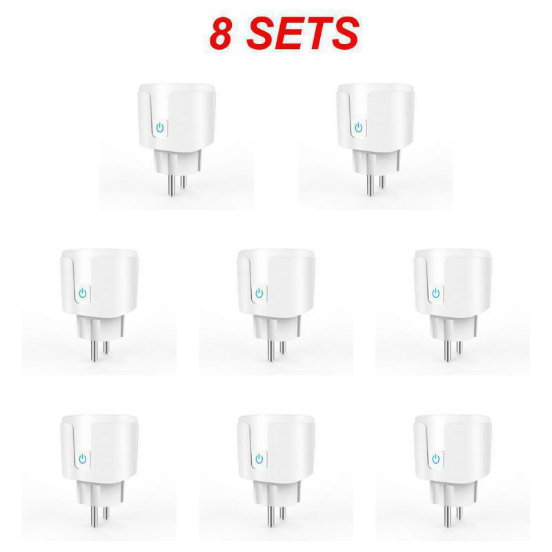 EWelink WiFi Smart Socket 20A EU Plug с мониторингом мощности и таймером розетки Умный дом Голосовое управление с Alexa Google Home Alice