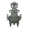Song Dynasty Ru Kiln Qinglong Temple Ice Crackle Dragon Incense Burner Antique Porcelain Reproduction