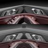 4PCS For BMW X5 G05      2024 Top Suede Interior Door Handle Bowl Frame Trim Stickers Covers Car Accessories