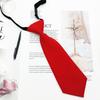 Однотонный галстук в стиле колледжа для девочек, 23 см - модный школьный аксессуар JK