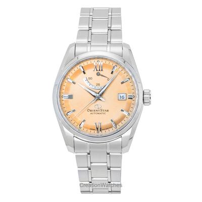Star Contemporary Нержавеющая сталь Медный циферблат Автоматические RE-AU0108G 100М Мужские часы