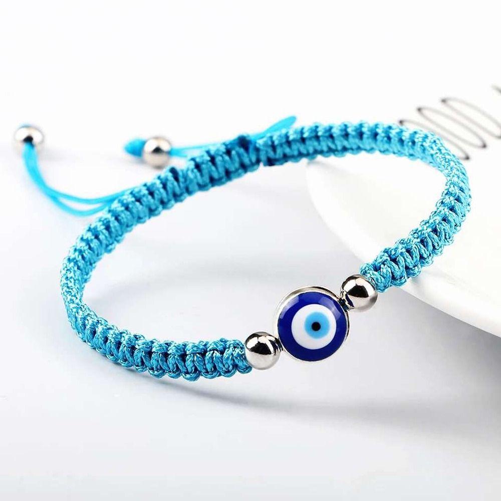 Small Bead Acrylic Handmade Women Bracelet Korean Style Hand Strap Fashion Jewelry Braided Bracelet
