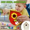 Wooden Home Decoration DIY Hand Painted Crafts  Bird House Set 30ML