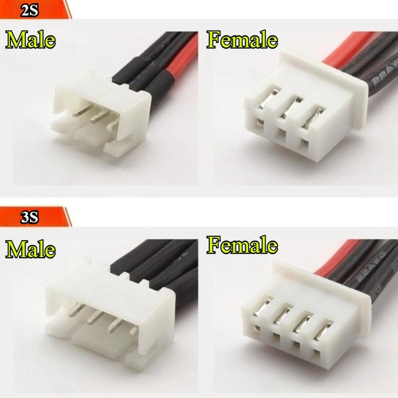 1S 2S 3S 4S 5S 6S 7S 8S LiPo Балансировочный Кабель Зарядный Удлинитель Питания 10~30 см Для RC Дронов Перезаряжаемая Lipo Батарея DIY Игрушка