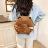 Soft Capybara Plush Backpack Cute Cartoon Doll Daypack Creative Creative Ita Bag Women