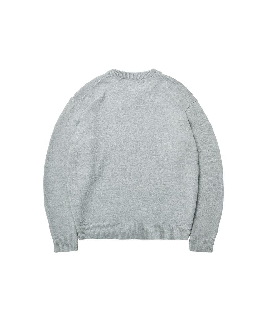 GNOK Herasi Wool Round Knit [Light Gray]