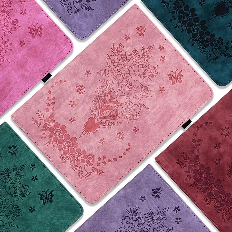 Кожаный чехол для Samsung Galaxy Tab A9 + 8.7 Plus S5e T720 Чехол для планшета Tab A 10.1 T510 A8 X200 X115 10.5 S6 A7 Lite 10.4 Чехол