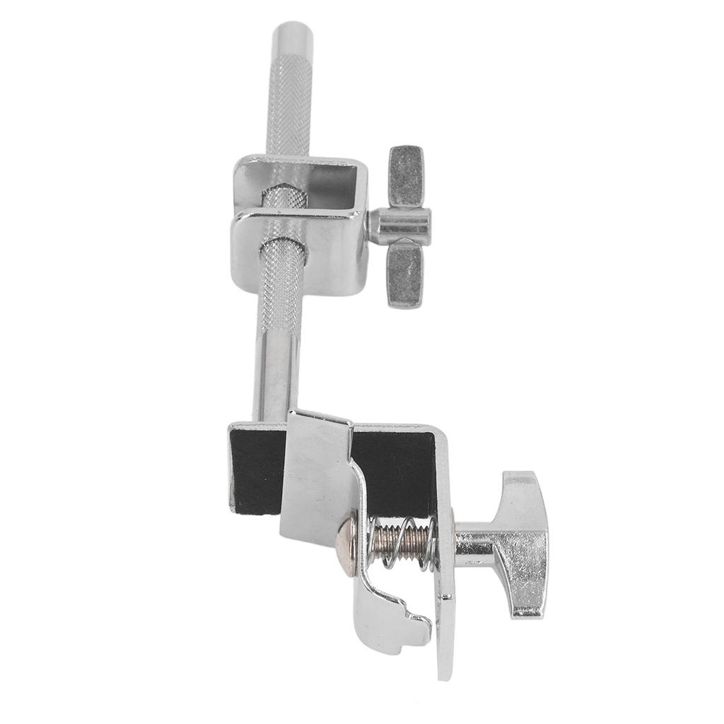 Зажим для колокольчика Cowbell, легкая регулировка вверх или вниз, держатель для обруча бас-барабана из нержавеющей стали