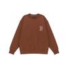 MLB Boston Red Sox FW22 Vintage Floral Crewneck Loose Sports Sweatshirt Unisex sweatshirt Dark-Brown 3AMTM0624-43BRD