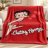 Betty blanket Flannel Blanket Soft Cozy Plush Throw for Sofa Bed Lightweight Home Decoration Outdoor camping