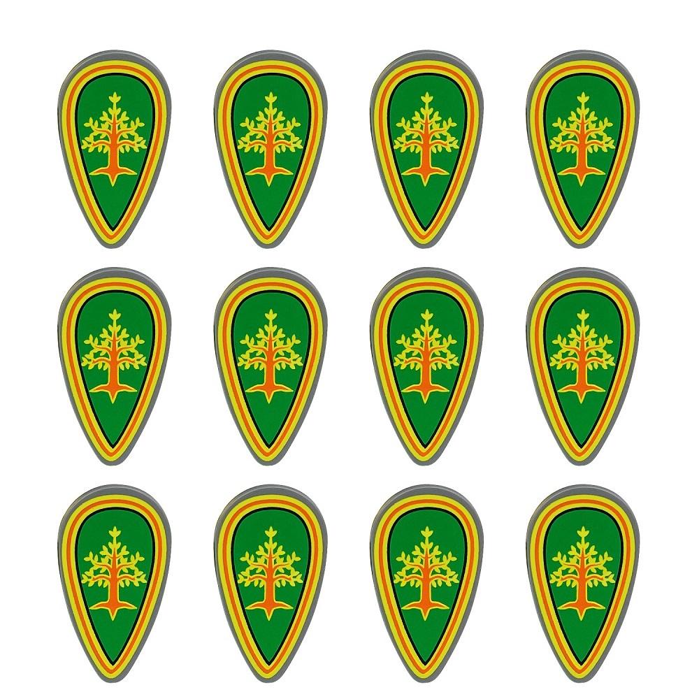 12pcs/set Medieval Army Knight Weapons Pack MiniFigures Accessories Set Military Shield Building Block Bricks Kits Toys