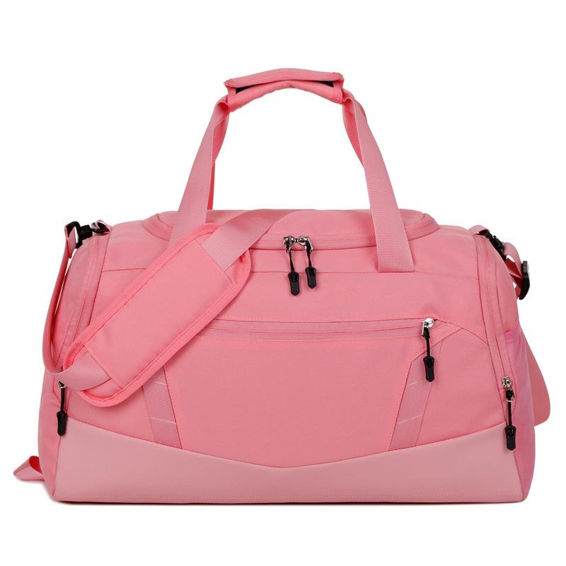 Men's and women's fashion sports dry and wet separation sports fitness bag out large capacity decompression portable belt shoe compartment travel bag