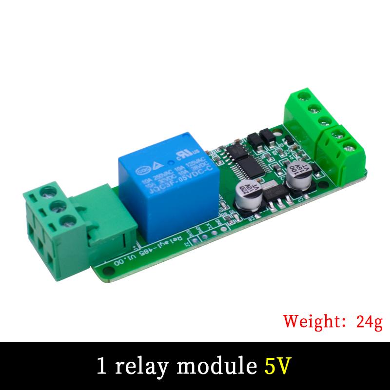 LIZAO 1V 11V Modbus RTU 1/1/1/8-канальный релейный модуль RS181 TTL-связь Многоканальная входная релейная плата для ПЛК управления