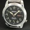 ВИНТАЖНЫЕ ОТРЕМОНТИРОВАННЫЕ МУЖСКИЕ АВТОМАТИЧЕСКИЕ ЧАСЫ SEIKO 5 ЯПОНИЯ ЧЕРНЫЙ ЦИФЕРБЛАТ a446275-1