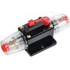 30A Circuit Breaker Car Fuse Holder 30 Amp With Manual Reset For Car Radio Video Motor Boat Truck Car Waterproof Fuse Holder 12V-48V Dc