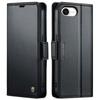 Для iPhone 16e Кожаный чехол CASEME 023 Блокировка RFID 3 слота для карт Мобильная обложка