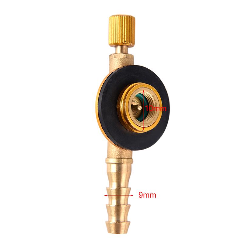 Small Size Convenient Carry Valve Adapter Camping Gas Stove Regulating Valve