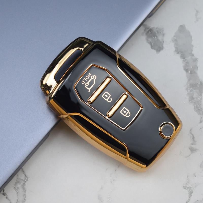 3 Buttons TPU Car Key Cover Case for Ssangyong Tivoli 2020 Rexton Korando C Keyless Interior Accessories