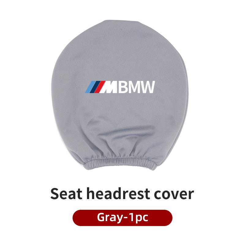 2025 Hot Car Headrest Cover Elastic Dust Cover Front Seat Headrest Protective Cover Car Interiors For BMW E30 E34 E36 E39 E46 E5