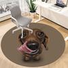 1pc Dachshund Chair Carpet for Office, Non-slip, Soft and Durable Office Rug for Interior Decoration, Perfect for Office yy260313096