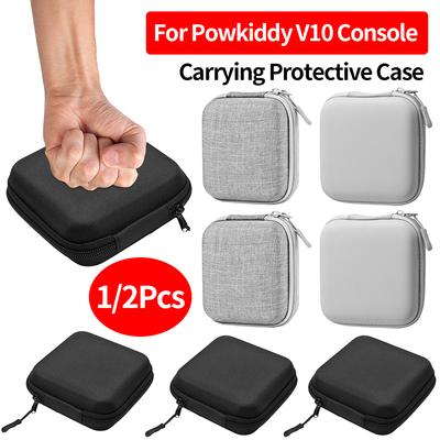 1/2 шт. Защитный чехол для консоли Powkiddy V10, устойчивый к царапинам, сумка для переноски, устойчивая к падениям, с карманным игровым аксессуаром