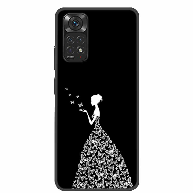 Чехлы для Redmi Note 11 Note11s Расписные Мягкий ТПУ Силиконовый Чехол для Телефона для Xiaomi Redmi Note 11 Pro 5G Обложка Coque Note11s 4G Сумка