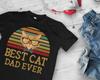 Футболка унисекс Best Cat Dad Ever Awesome Cat Dad Lovers