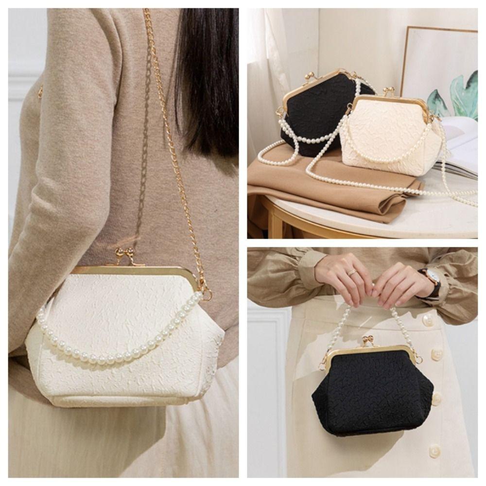 Cloth Chinese Style Crossbody Bag Solid Color Vintage Women's Handbag Lady/Girls