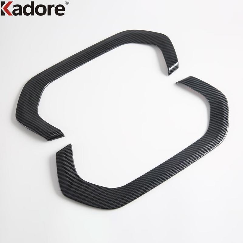 For Subaru Forester 2025 2026 Carbon Fiber Rear Bumper Grille Cover Trim Lower Grills Frame Trims Car Accessories