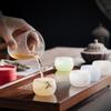 Chaxun Ink-Wash Glass Tea Cup