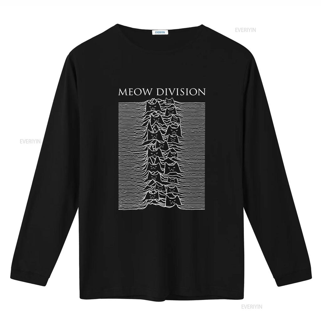 Футболка Gothicat Meow Division Винтажная стирка Удобная Повседневная Универсальная Модная Стильная Верхняя одежда для повседневной носки Уличная мода