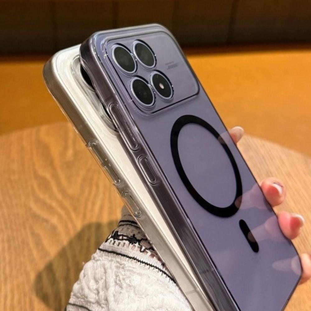 Ультратонкий HD Прозрачный Магнитный Чехол Для Magsafe Для Redmi K90 Max Turbo 5 4 Pro Max Жесткий Охлаждающий PC Чехол Для Беспроводной Зарядки