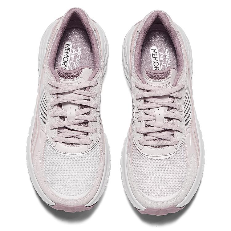 Skechers Monster Повседневные Удобные Универсальные Низкие Кроссовки для Стиля Жизни Женские Фиолетовый Белый 150682-LTMV