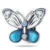 925 Silver Butterfly Dragonfly Charms Colorful Beads for DIY Bracelet Making Handmade Jewelry Supplies