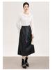 Anti-Wrinkle French Style Lace-Embroidered White Cotton Shirt