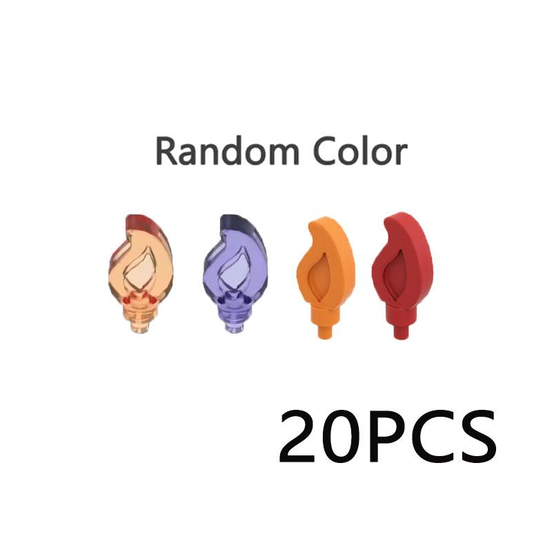 MOC Строительные блоки Костер Пламя Средневековая Бутылка вина Набор аксессуаров Модель подсвечника Мини-кирпич Совместимая игрушка Подарок Сделай сам X019