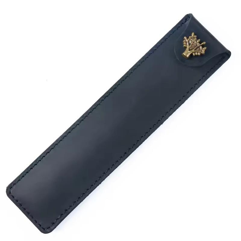 Genuine Leather Pen Case Creative Pen Sleeve Handmade Pen Pouch Personalized Retro Pen Bag Small Storage Bag