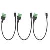 3 шт. с защитой Безпаечный клеммный штекер Адаптерный кабель Micro USB для активного отдыха