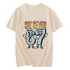Смешная Six Seven 67 Принт Мозговая Гниль Модная Футболка Унисекс Женская Мода Игровой Мем Футболка Y2k Повседневная Футболка с Коротким Рукавом Топы Одежда