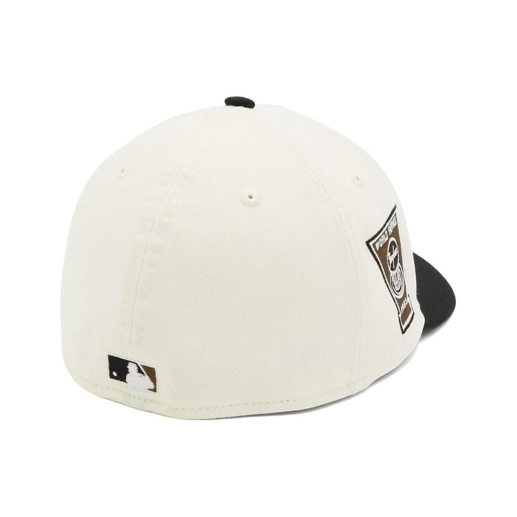 New Era LP 59FIFTY Cap MLB New York Yankees NY White SIDE PATCH ONSPOTZ Exclusive and 59FIFTY Side Patch Low Profile Hat Perfect for Outfits Popular